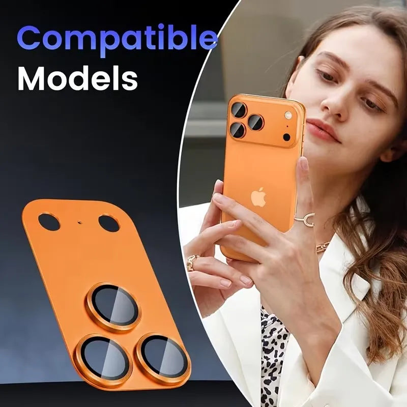 NovaShield™ Metal Camera Lens Protector – Full Coverage for iPhone 17 / 17 Pro / 17 Pro Max / 17 Air